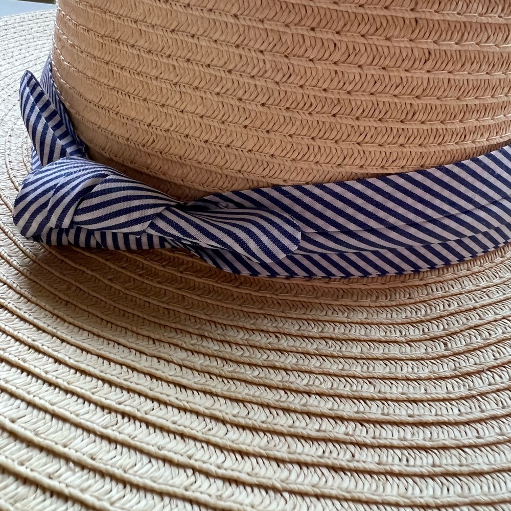 LOFT Cream Straw Hat